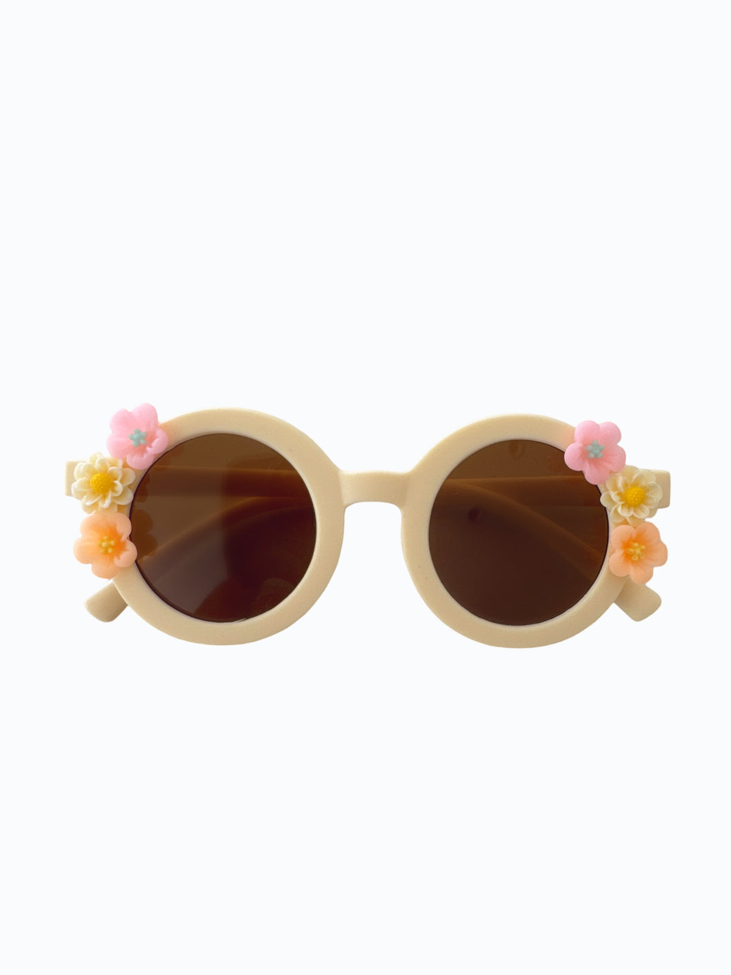 Sunset Flowers Alina Round Sunnies